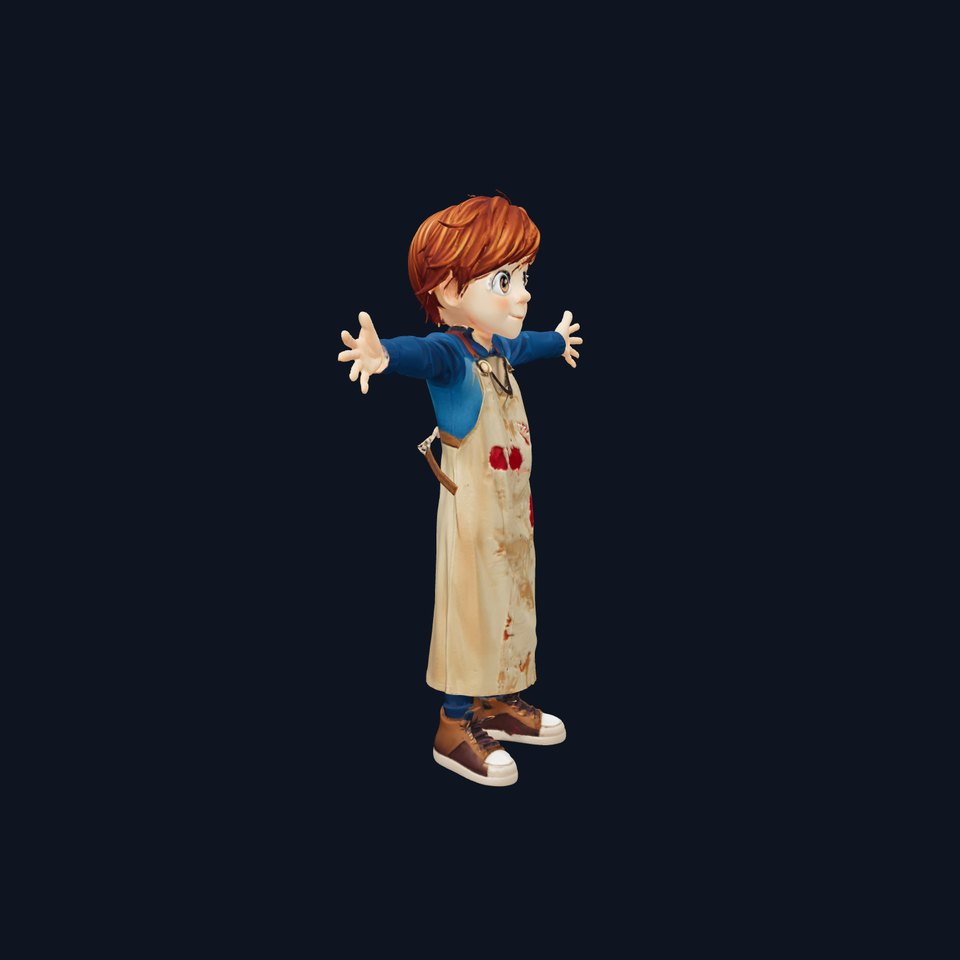Adorable Artisan Kid model pack